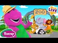 A Trip To The Zoo Animals For Kids Full Episodes LIVE Barney The Dinosaur