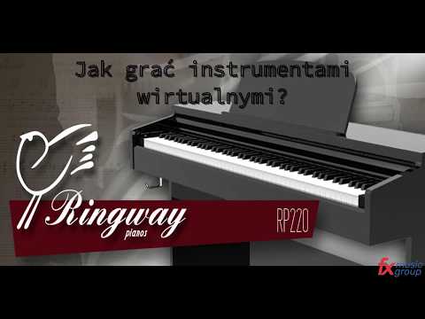 Ringway RP220 RW PVC - pianino cyfrowe, kolor ciemny palisander