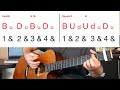 Sympathy Goo Goo Dolls - basic chords and strums guitar lesson