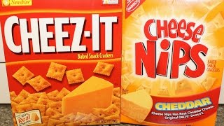 Cheez-It vs Cheese Nips Blind Taste Test