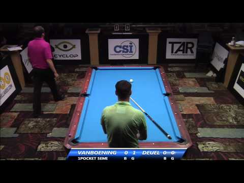 2014 US Open One Pocket (Semi-Final): Shane Van Boening vs Corey Deuel