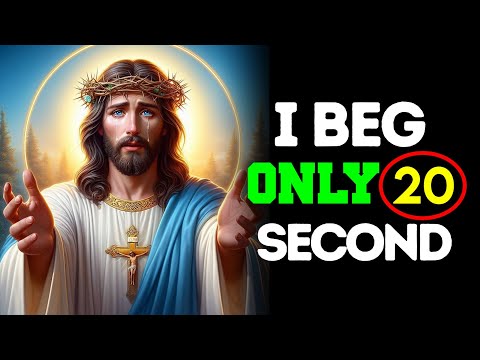 God Says: Can You Give Me 20 Second ? | God's Message Today | Bible Scriptures Teaching #jesus #god