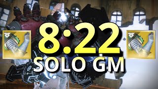 Solo Lake of Shadows 2.0 Grandmaster in 8 Minutes! (8:22 Plat)