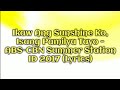 Ikaw Ang Sunshine Ko Isang Pamilya Tayo ABS CBN Summer Station ID 2017 Lyrics