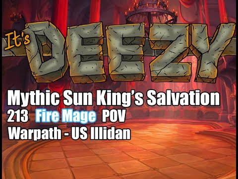 Mythic Sun King's Salvation Fire Mage PoV Castle Nathria