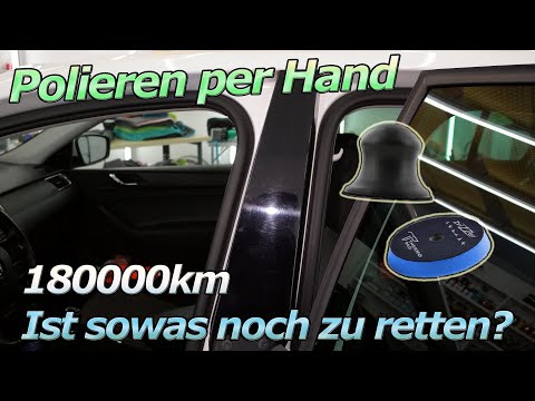 Polishing by hand - Can the 180,000km high-gloss black B-pillar still be salvaged? Or buy a polis...