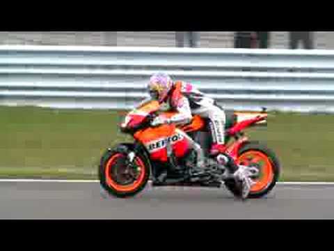 Moto GP Assen 2008 - Hayden test start
