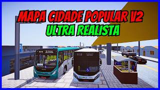 ????Mapa Cidade Popular V2 | Linha 0610 | Gameplay Proton Bus Simulator | Mods | PBSU