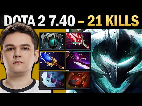 Chaos Knight Pro Carry with 21 Kills and Heart - Dota Gameplay