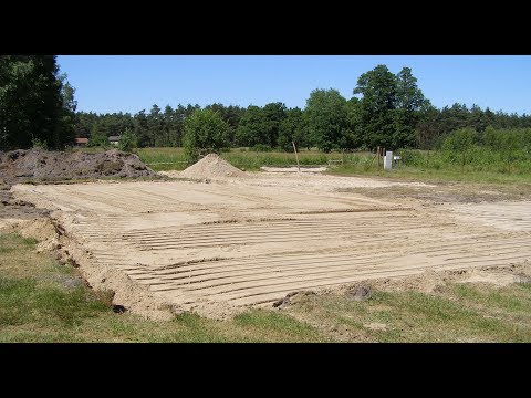 Strawbale Vlog 2 - zasypanie wykopu pod płytę fundamentową