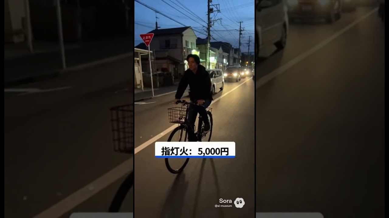 【AI】日常で多い自転車違反 パート4 #道路交通法