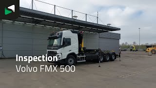 Camion ampliroll Volvo FMX 500 8X4 NEW! Crane + Hooklift Palfinger PK33002 Crane EURO6 neuf | Image 4 - Autoline