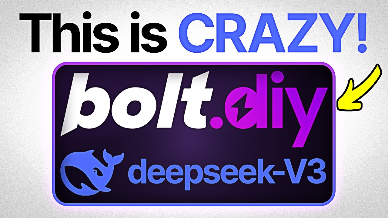 Bolt DIY + DeepSeek-V3 + Gemini 2.0: FREE AI Coder Beats Cursor & Bolt.New?