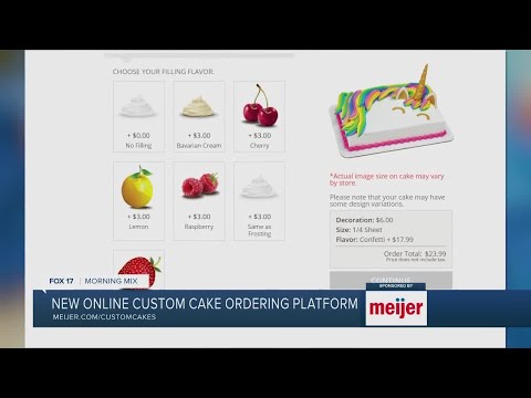 Meijer offers new online custom cake ordering service
