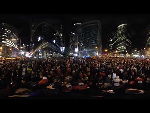 NBA Finals Game 6 afterparty, Maple Leaf Square (360 video)