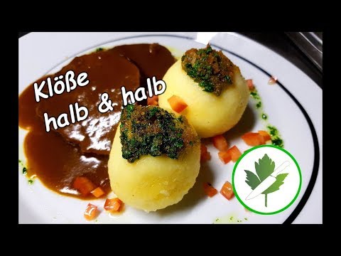 Klöße halb und halb / #Kartoffelklöße