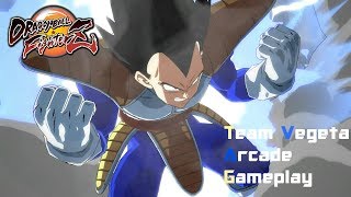 Dragon Ball FighterZ:Team Vegeta Arcade Gameplay