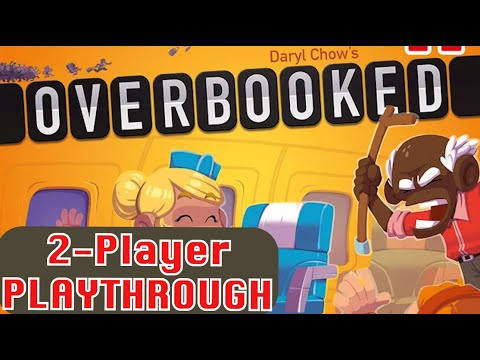 Overbooked - How to play + 2-Player Playthrough + First Impressions