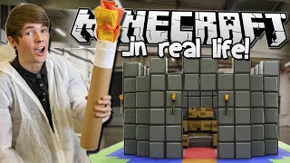 MINECRAFT.. IN REAL LIFE! | School of YouTube