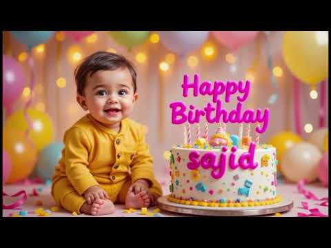 🎉 Happy Birthday Sajid 🎂 | Best Birthday Song | Special Happy Birthday Song for Sajid