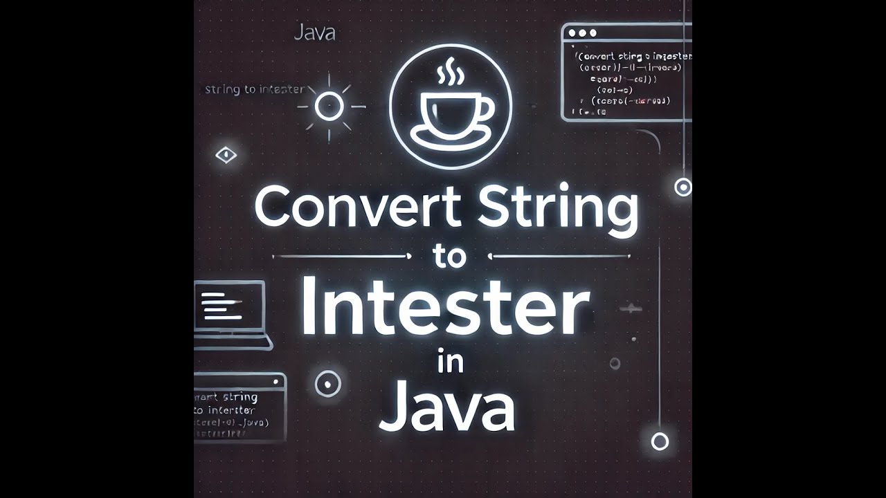 convert  String to integer and vice versa  in java