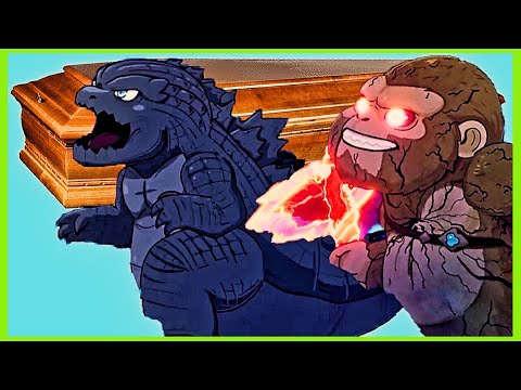 Baby Godzilla vs. Demon Kong - Coffin Dance Song Meme Cover
