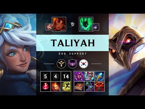 Taliyah Support vs Thresh - KR Master Patch 25.06