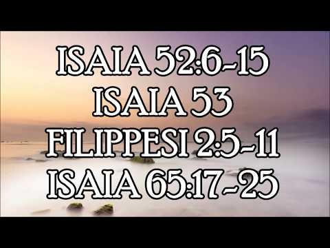 ISAIA 52:6-15 + ISAIA 53 +  FILIPPESI 2:5-11 + ISAIA 65:17-25 - Gesù ritornerà! Alleluia!
