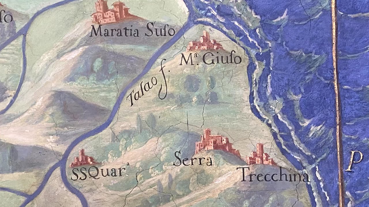 The amazing Map Gallery at The Vatican