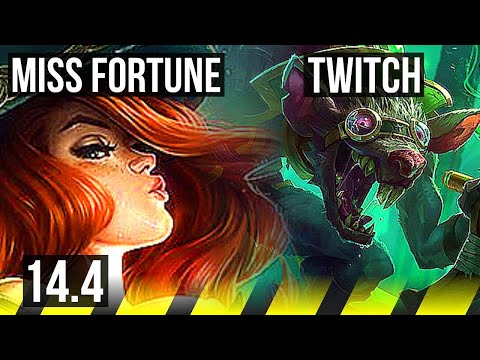 MISS FORTUNE & Blitzcrank vs TWITCH & Rakan (ADC) | 10/1/14, Legendary | JP Grandmaster | 14.4