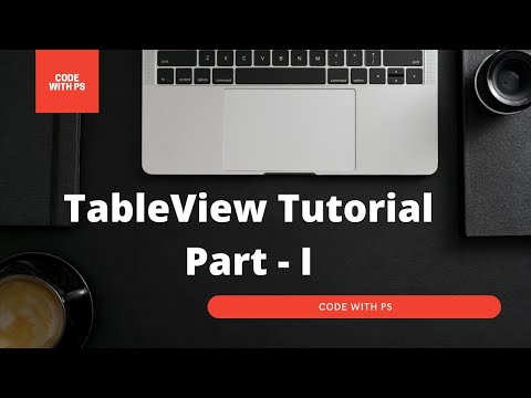 TableView With Custom Cells In Swift - Tutorial Part - I | iOS | Swift | XCode | iOS | Code With PS