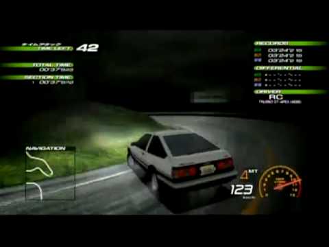 initial d pc gameplay