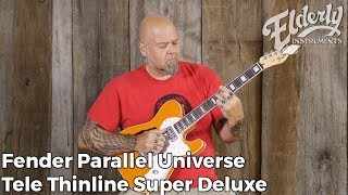 Video thumbnail for Fender 2018 Limited Edition Parallel Universe Tele Thinline Super Deluxe | Elderly Instruments by Elderly Instruments