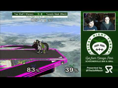 FNT 31 - Top Shelf | Wieners (Marth) vs. Tuxedo Mask (Marth) - SSBM Losers Finals - Smash Melee