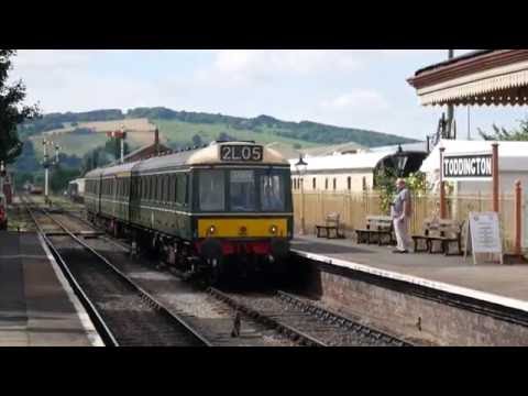GWSR Diesel Gala July 2016 Class 117 Green 3 Car DMU L425 Toddington & Winchcombe