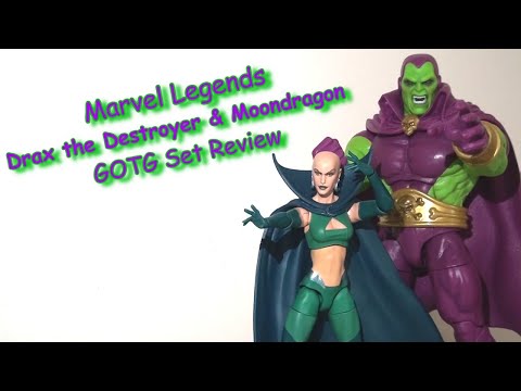 Marvel Legends Drax the Destroyer & Moondragon set review