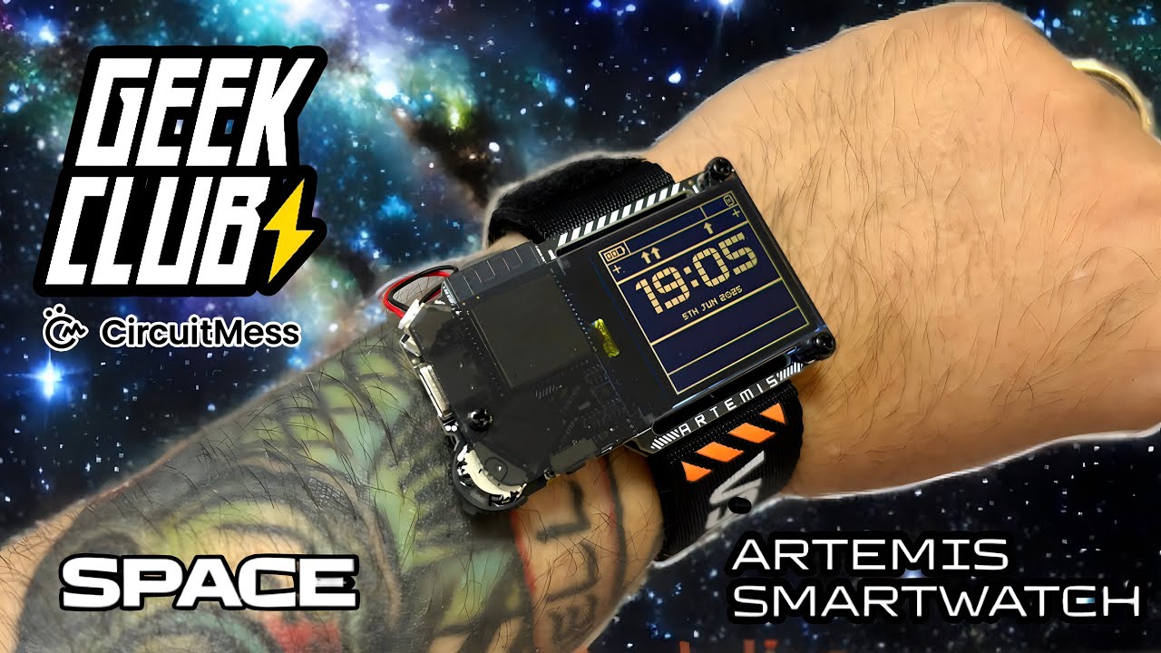 GEEK CLUB & CIRCUITMESS - Artemis DIY NASA-Inspired Smartwatch Kit ( Unboxing and Hands-On )