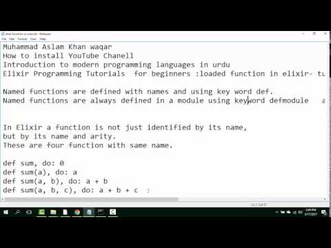 Elixir Programming Tutorials For Absolute Beginners Overloaded Functions In Elixir Tutorial 12