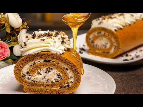 FORGET THE CAKE! 🤯🍯 This Medovik Roll Is A GAME-CHANGER! Gran's Secret Recipe! 🤫✨