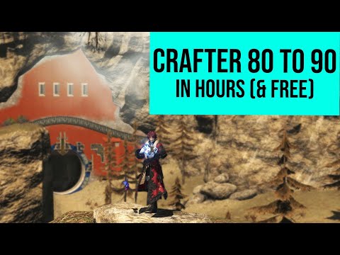 FFXIV: Crafting Leveling 80-90 FREE & FAST ! - FFXIV Endwalker