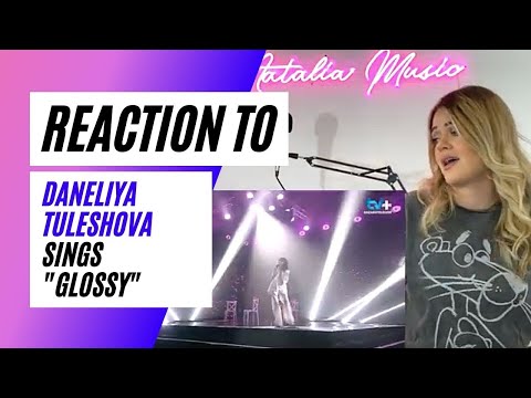 Voice Teacher Reacts to Daneliya Tuleshova- Glossy (live) You Show 2021