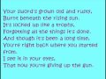 Giving Up The Gun - Vampire Weekend (Lyrics On Screen)