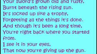 Giving Up The Gun - Vampire Weekend (Lyrics On Screen)