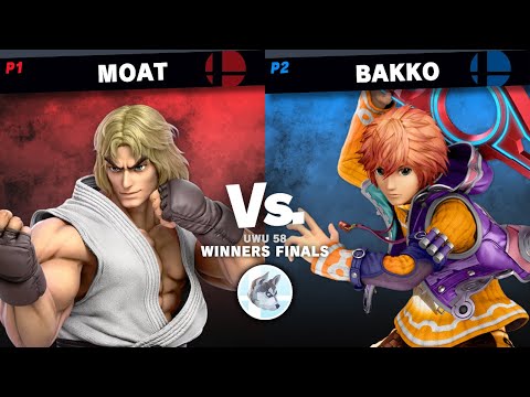 UWU 58 [Winners Finals] - Moat (Kazuya/Ryu/Ken) Vs. Bakko (Shulk/Olimar)