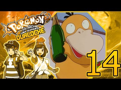 Pokémon Sol Perla DualLocke Ep.14 - LA MEDICINA DE PSYDUCK Y LA ABUELA DE CYNTHIA