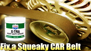How to Fix a Squeaky Belt of Your Car | Slipping belt Noise Solution