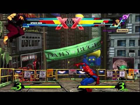 Ultimate Marvel vs Capcom 3 (PS3) -- Non-Ranked Matches 73 (Part 2/3)