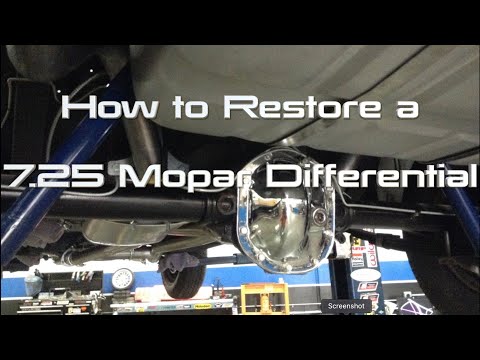 How to Restore a 7.25 Mopar Differential