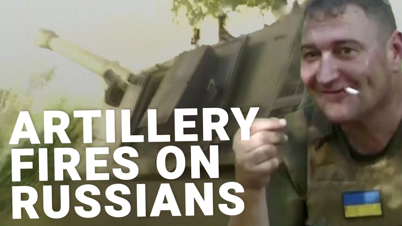 Ukrainian artillery smashes Russian positions