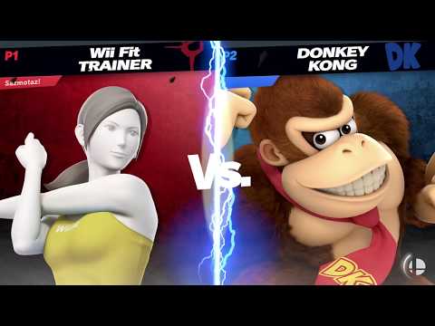Sazmotaz (Wii Fit Trainer/Incineroar) vs SeDragons (Donkey Kong) - UBS15 Singles